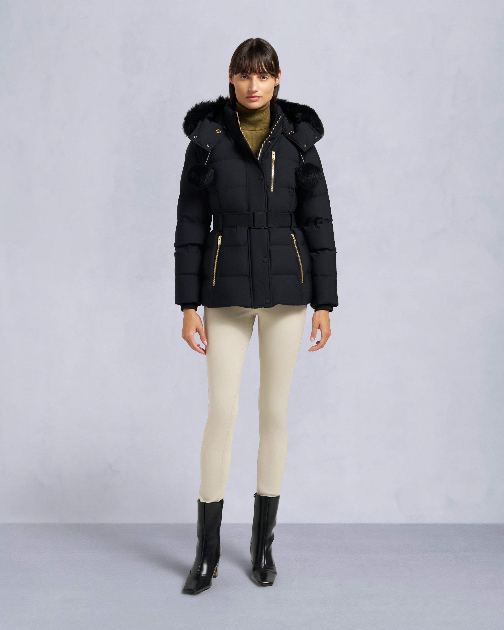 Gold Series Nyluxe Cambria Shearling Trim Jacket | Women | Moose