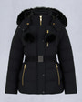 Moose Knuckles - M35LJ132GS - Gold Series Nyluxe Cambria Shearling Trim Jacket - WOMENS -  - GM