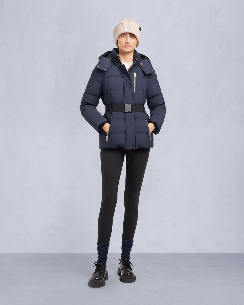 Moose Knuckles - M35LJ132GS - Gold Series Nyluxe Cambria Shearling Jacket - WOMENS -  - Front Category