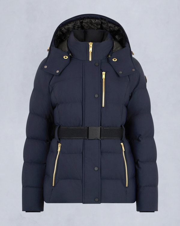 Moose Knuckles - M35LJ132GS - Gold Series Nyluxe Cambria Shearling Jacket - WOMENS -  - GM