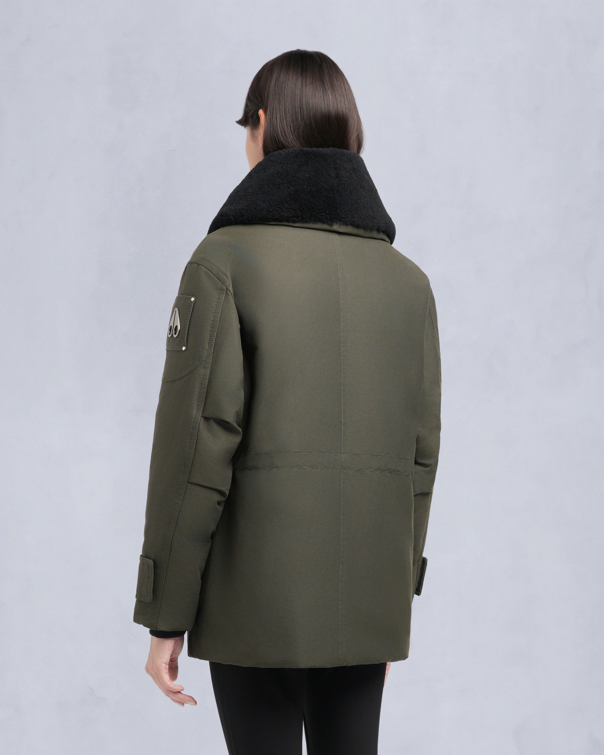 Moose Knuckles - M35LJ133S - Original Aurora Shearling Trim Jacket - WOMENS -  - Back