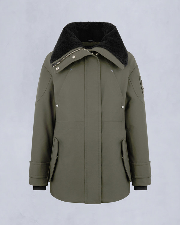 Moose Knuckles - M35LJ133S - Original Aurora Shearling Trim Jacket - WOMENS -  - GM