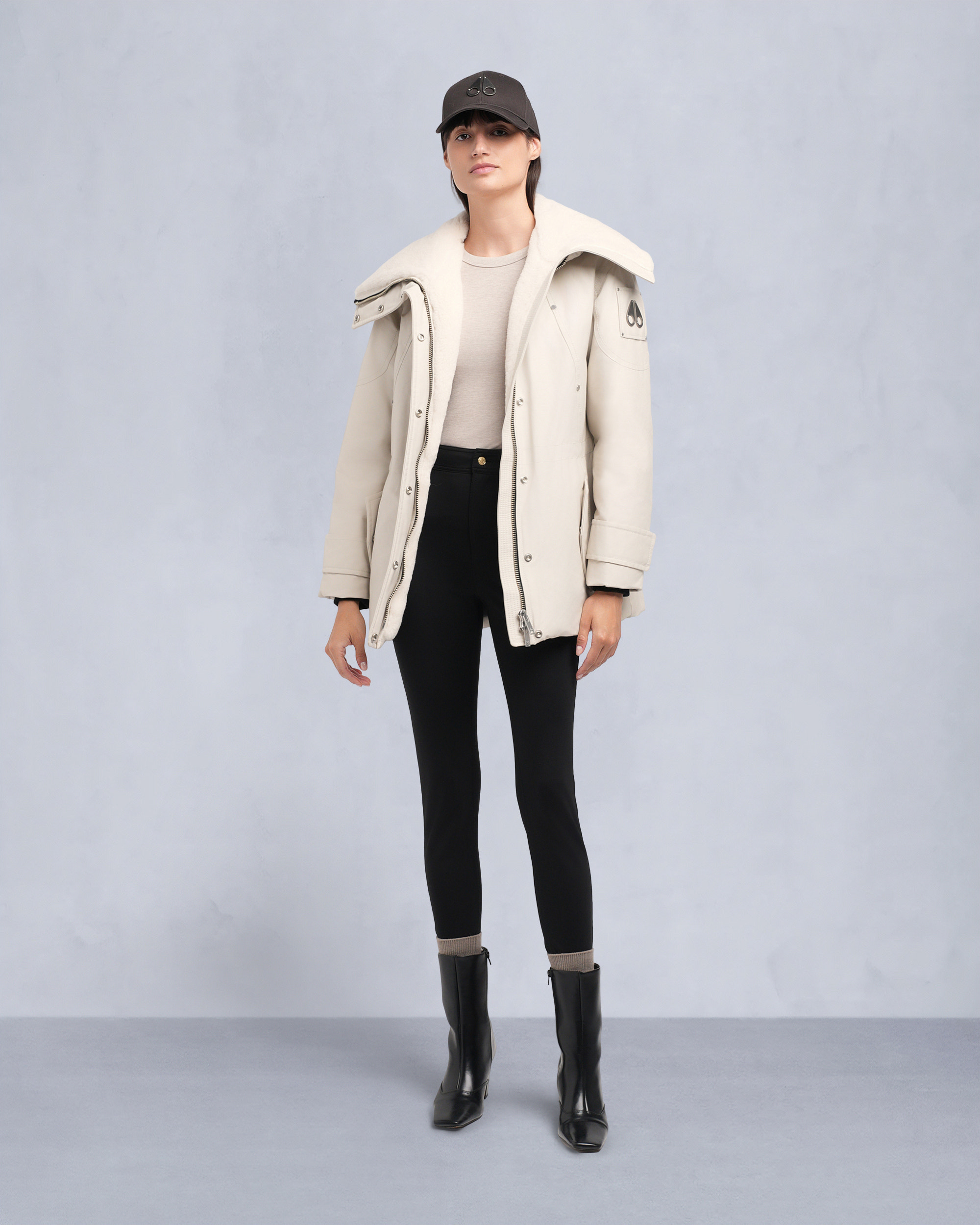 Moose Knuckles - M35LJ133S - Aurora Shearling Jacket - WOMENS -  - Front Category