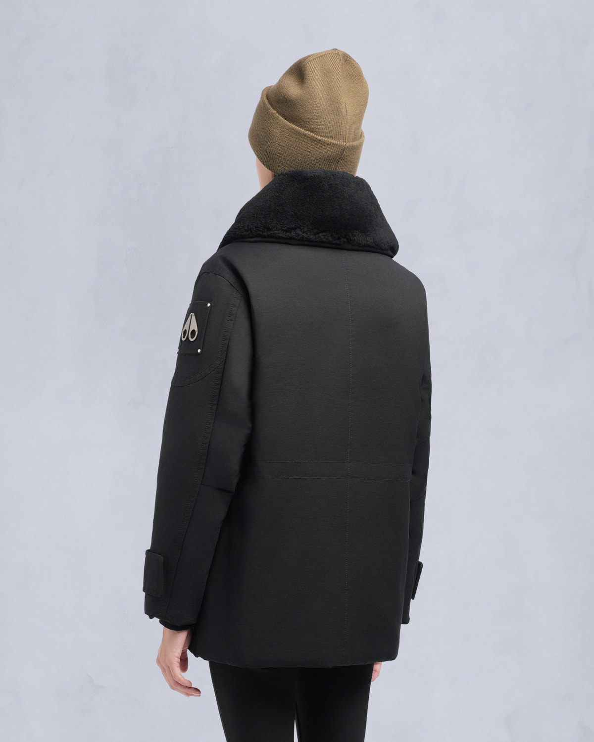 Moose Knuckles - M35LJ133S - Original Aurora Shearling Trim Jacket - WOMENS -  - Back