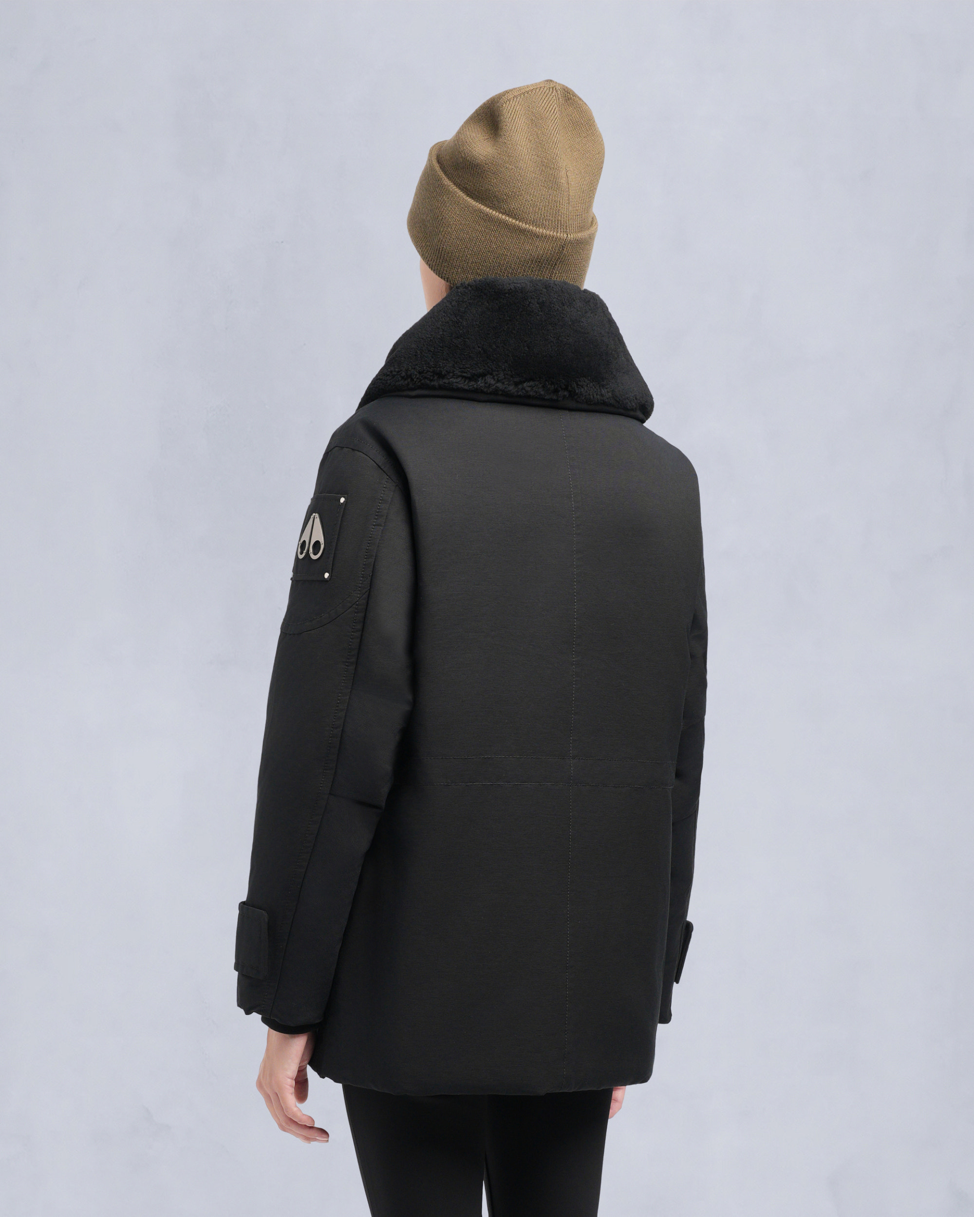 Moose Knuckles - M35LJ133S - Original Aurora Shearling Trim Jacket - WOMENS -  - Back