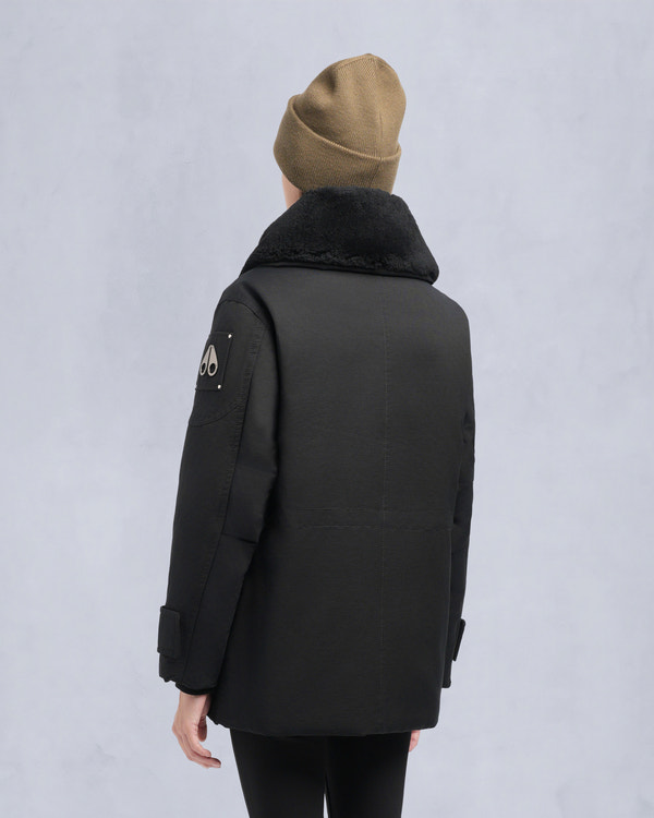 Moose Knuckles - M35LJ133S - Original Aurora Shearling Trim Jacket - WOMENS -  - Back