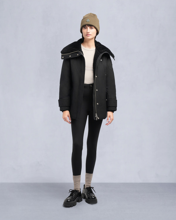 Moose Knuckles - M35LJ133S - Aurora Shearling Jacket - WOMENS -  - Front Category