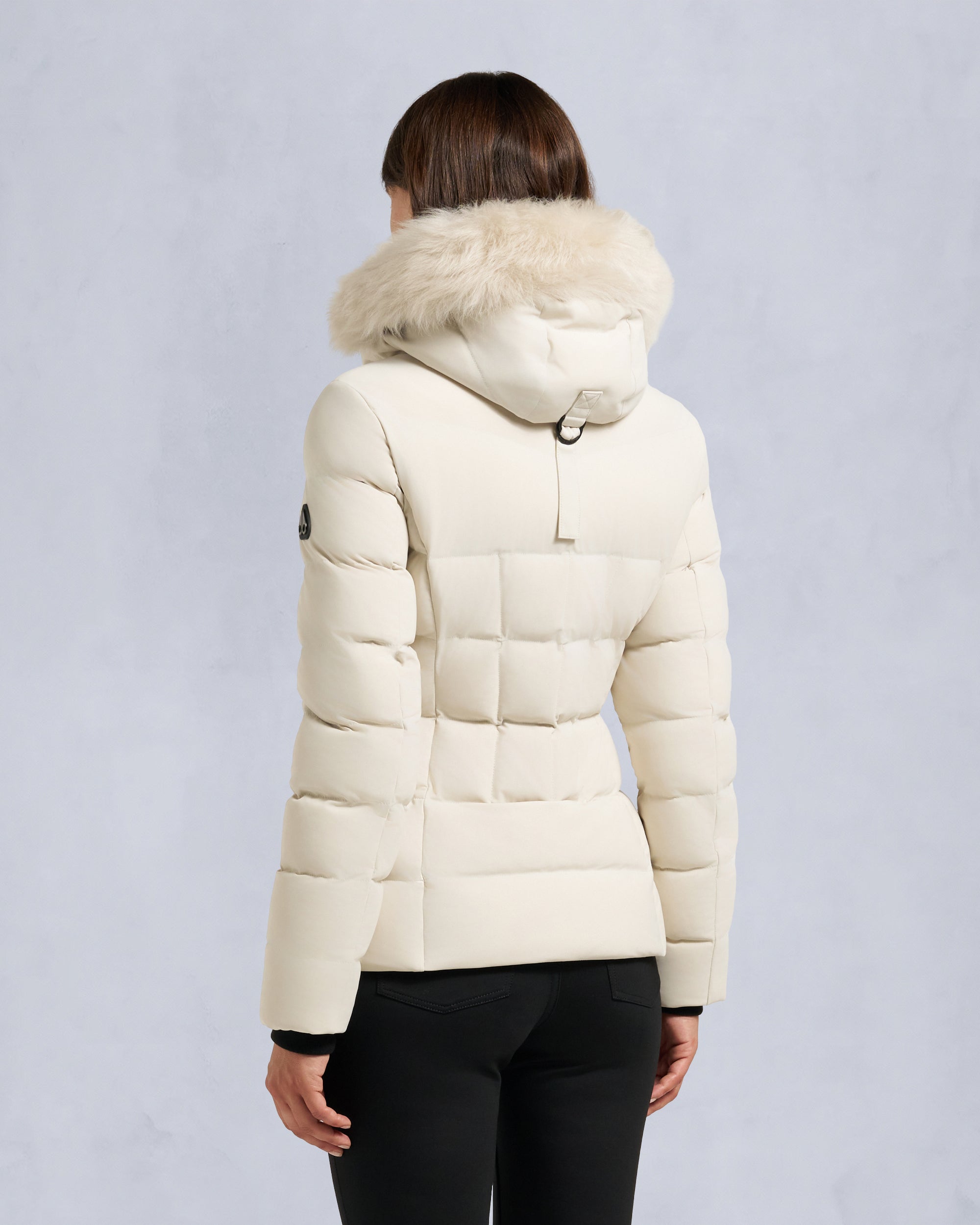 Betta Shearling Trim Down Puffer Jacket | Women | Moose Knuckles
