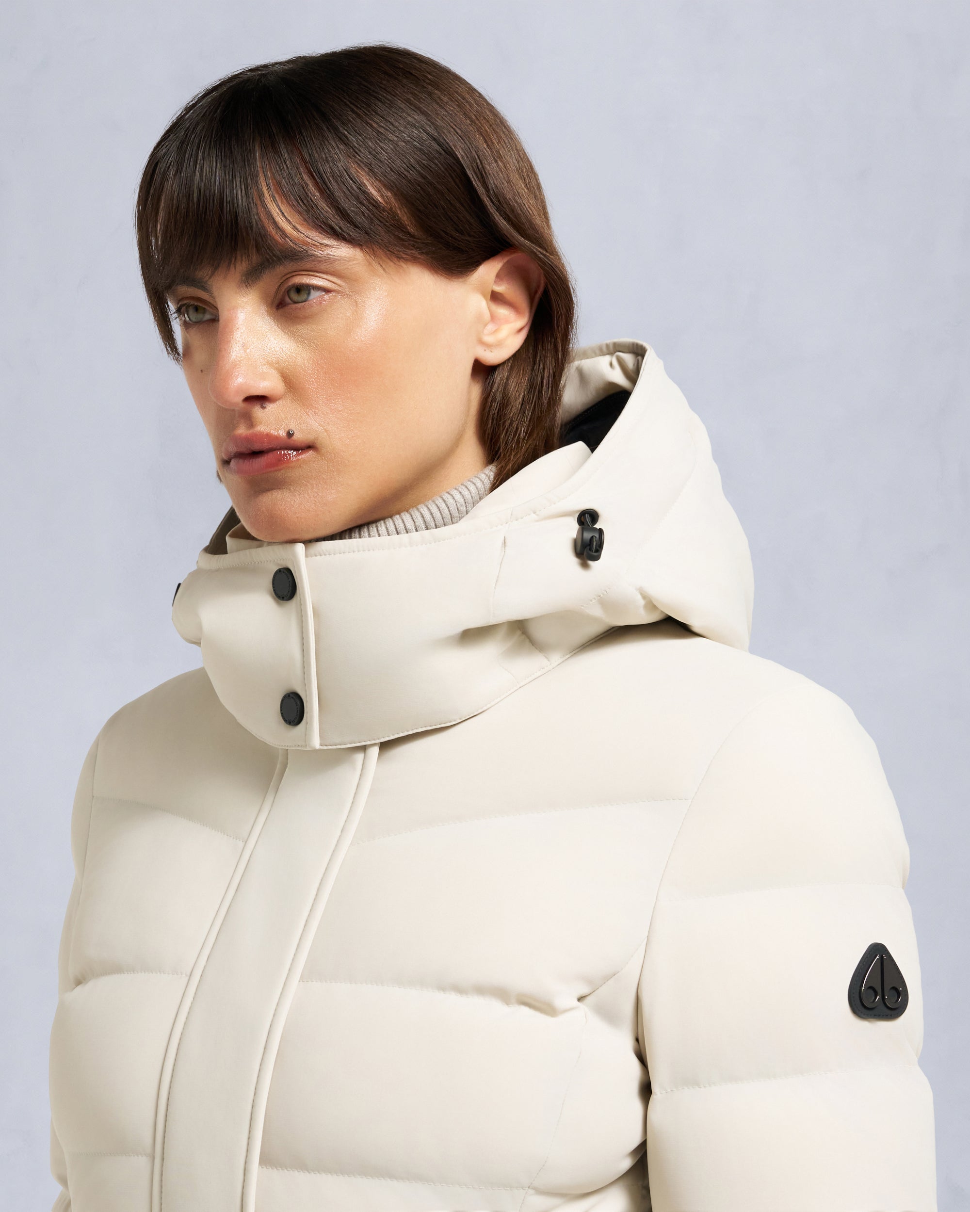 Betta Shearling Trim Down Puffer Jacket | Women | Moose Knuckles