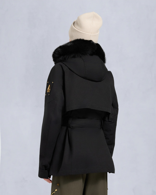 Moose Knuckles - M35LJ152GS - Gold Series Nova Shearling Trim  3Q Jacket  - WOMENS -  - Back