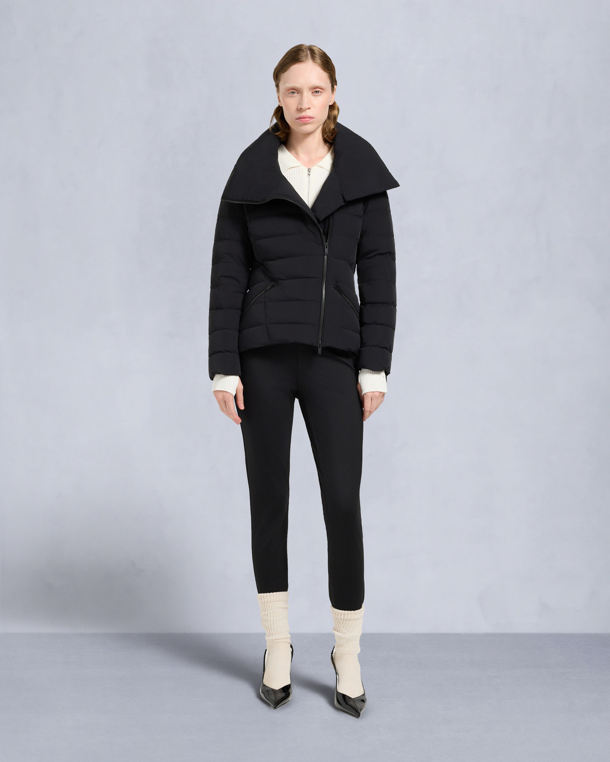 Moose Knuckles - M35LJ177 - Harlowe Down Moto Jacket - WOMENS -  - Front Category