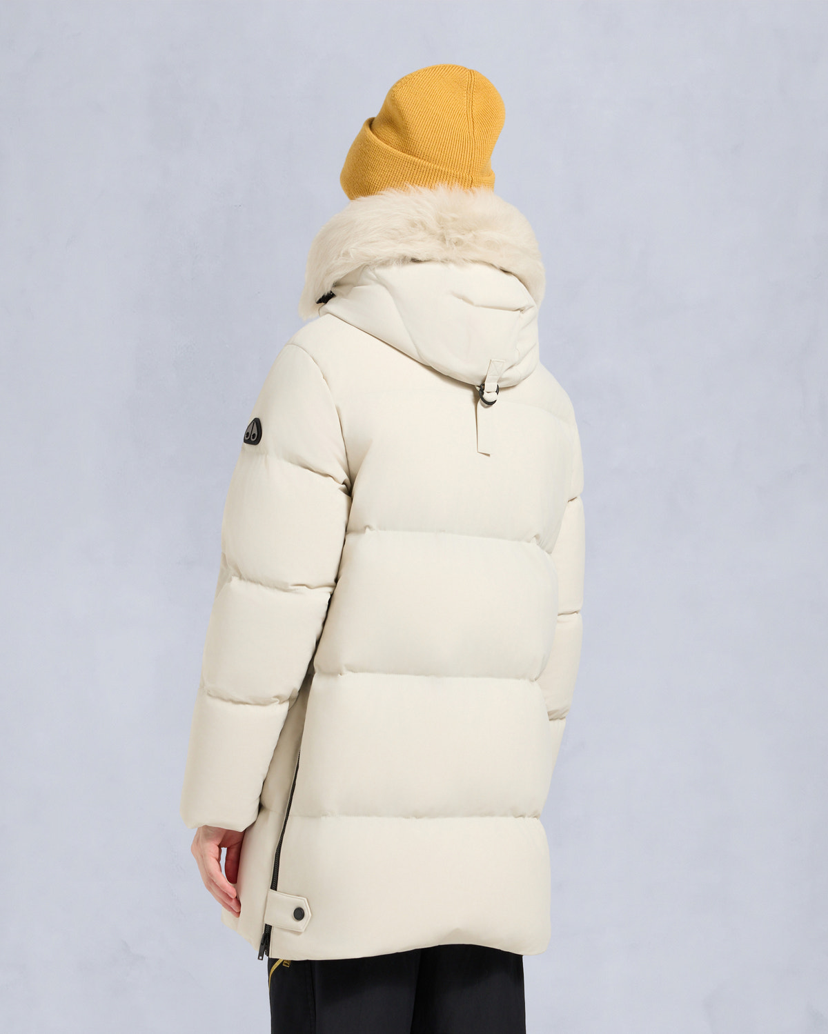 Moose Knuckles - M35LJ205S - Nyluxe Chelia Shearling 3Q Jacket - WOMENS -  - Back