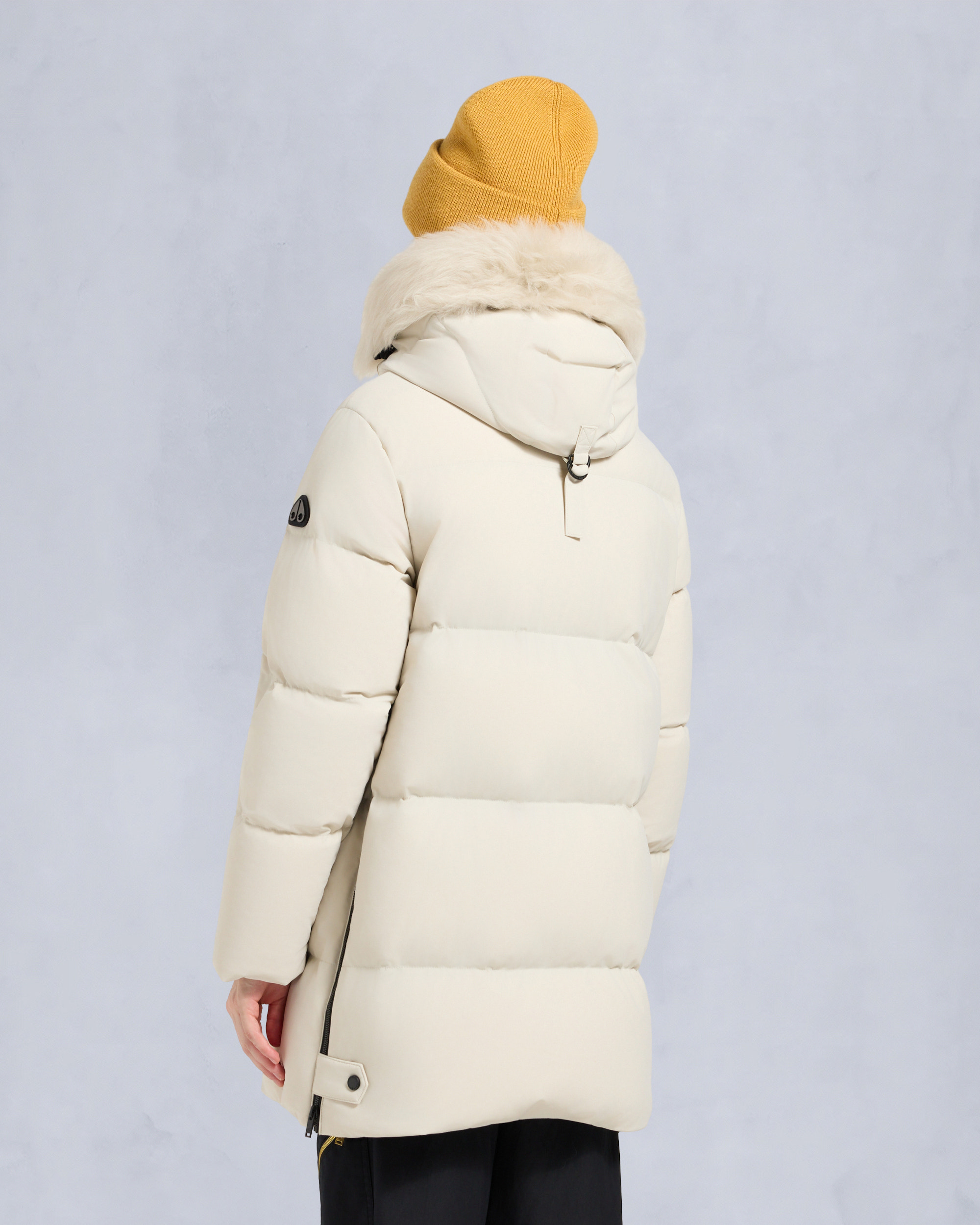 Moose Knuckles - M35LJ205S - Nyluxe Chelia Shearling 3Q Jacket - WOMENS -  - Back