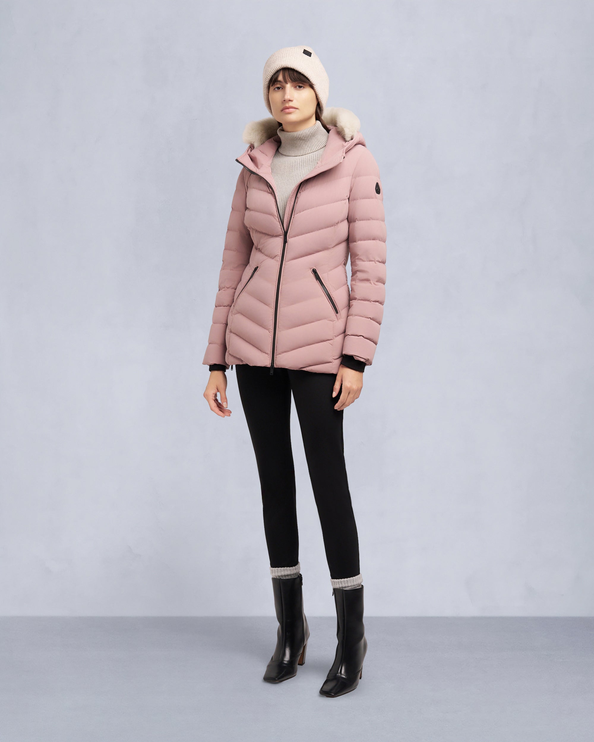 Roselawn Shearling Trim Jacket | Women | Moose Knuckles