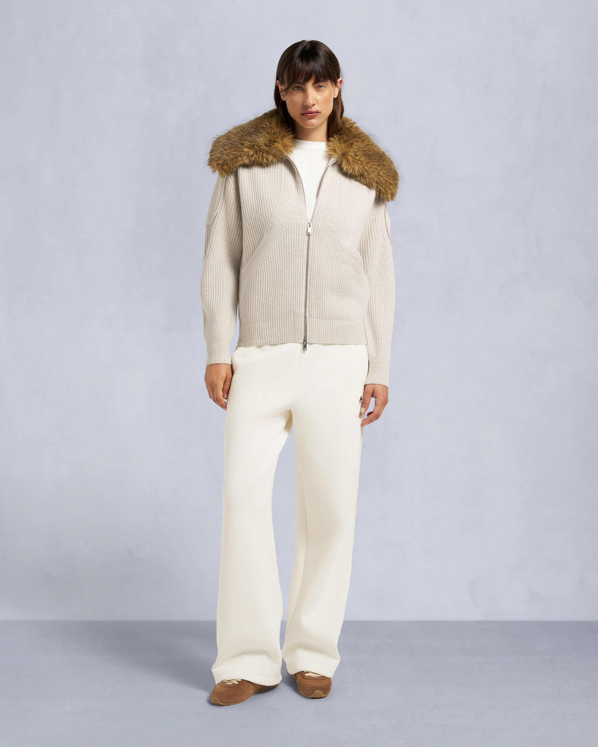 Moose Knuckles - M35LK650 - Corina Full-Zip Sweater - WOMENS -  - Front Category