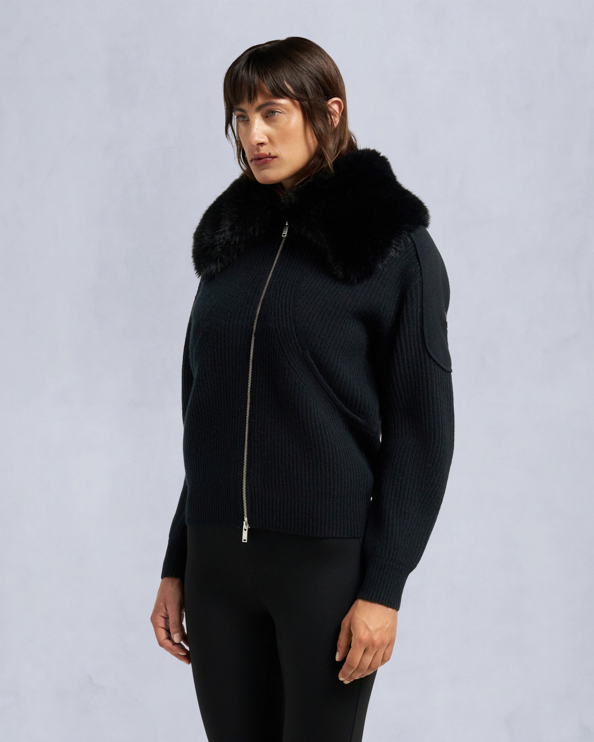 Moose Knuckles - M35LK650 - Corina Full-Zip Sweater - WOMENS -  - Front
