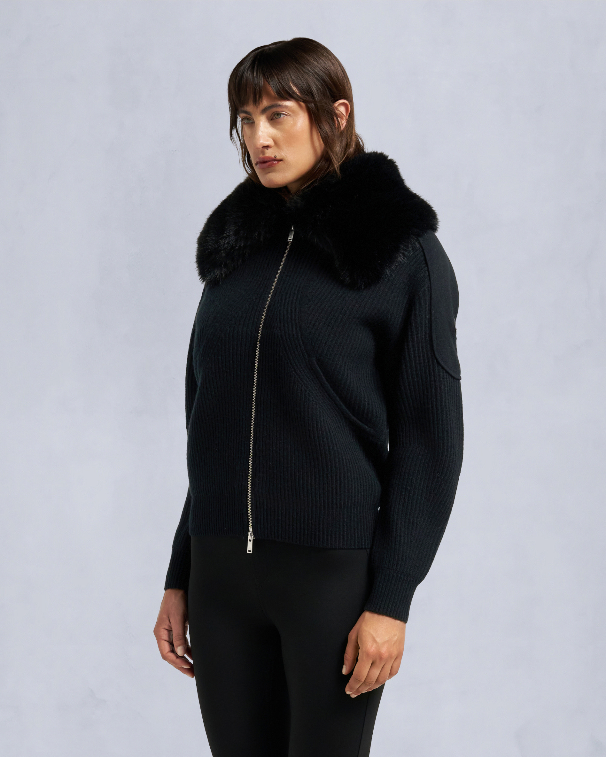 Moose Knuckles - M35LK650 - Corina Full-Zip Sweater - WOMENS -  - Front