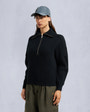Moose Knuckles - M35LK651 - Corina Quarter-Zip Sweater - WOMENS -  - Front