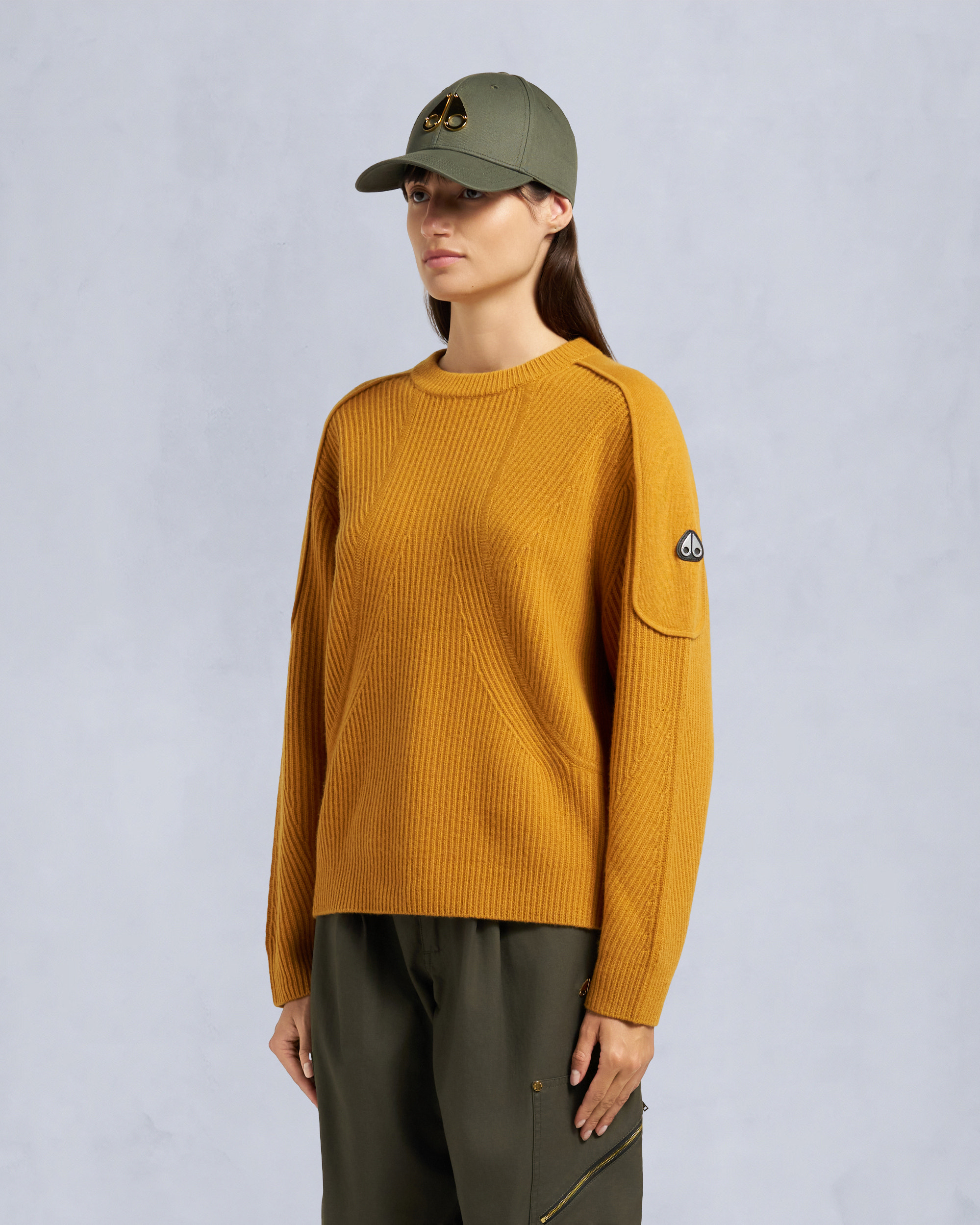 Moose Knuckles - M35LK652 - Corina Crewneck Sweater - WOMENS -  - Front