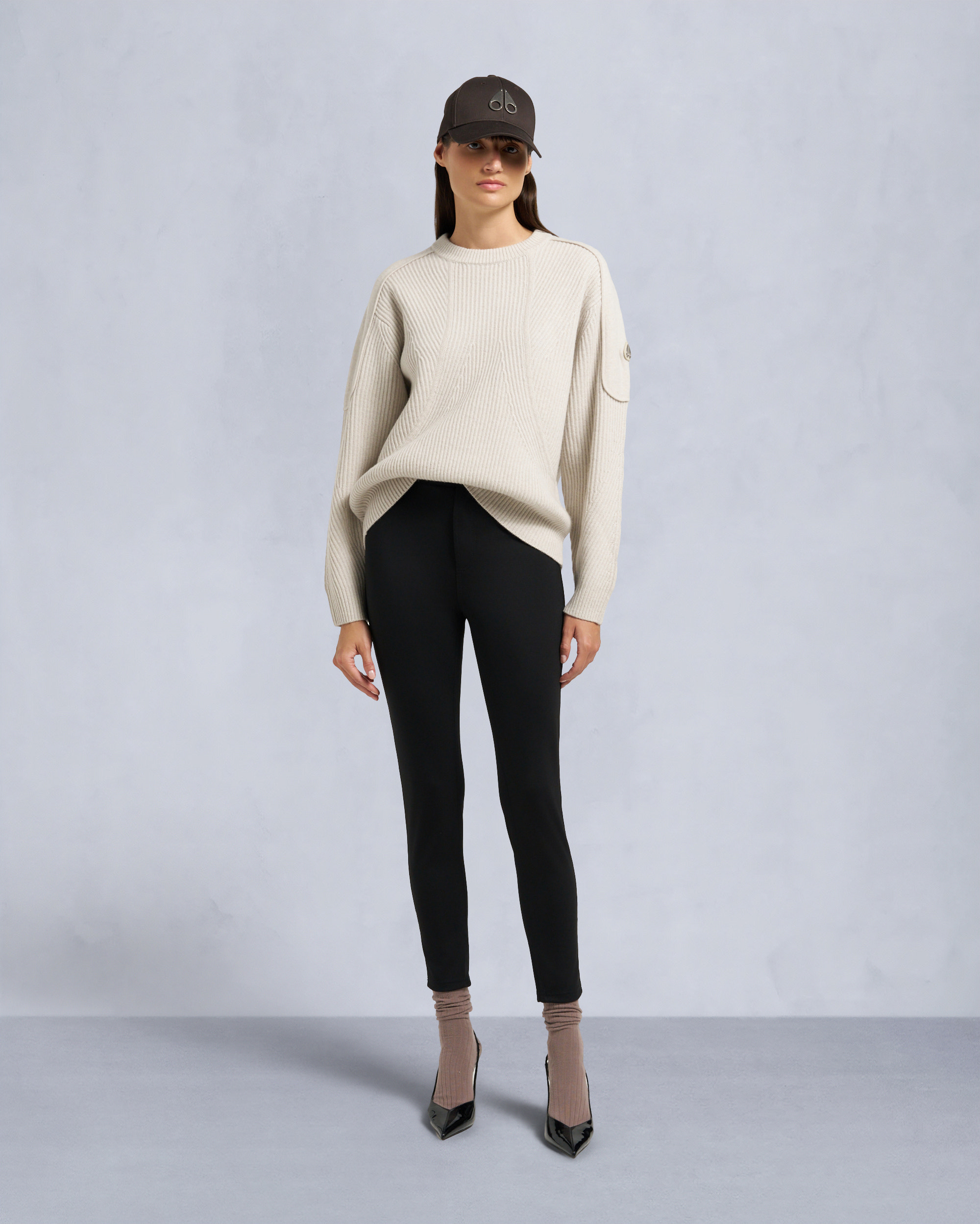 Moose Knuckles - M35LK652 - Corina Crewneck Sweater - WOMENS -  - Front Category