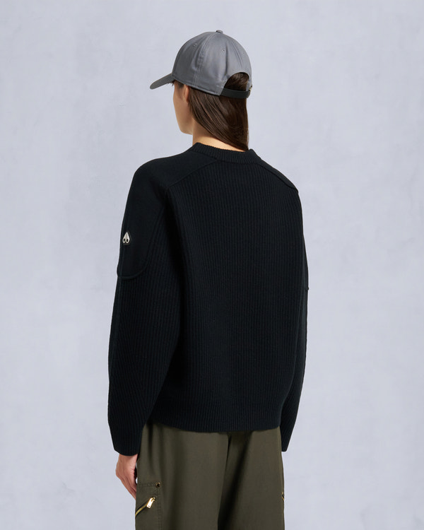 Moose Knuckles - M35LK652 - Corina Crewneck Sweater - WOMENS -  - Back