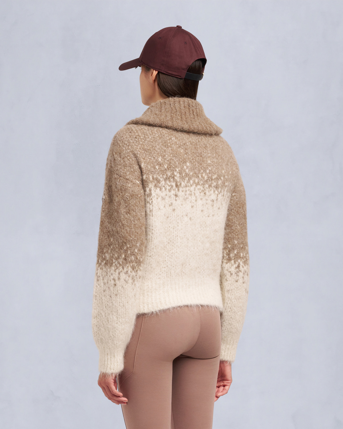 Moose Knuckles - M35LK680 - Palmer Full-Zip Sweater - WOMENS -  - Back