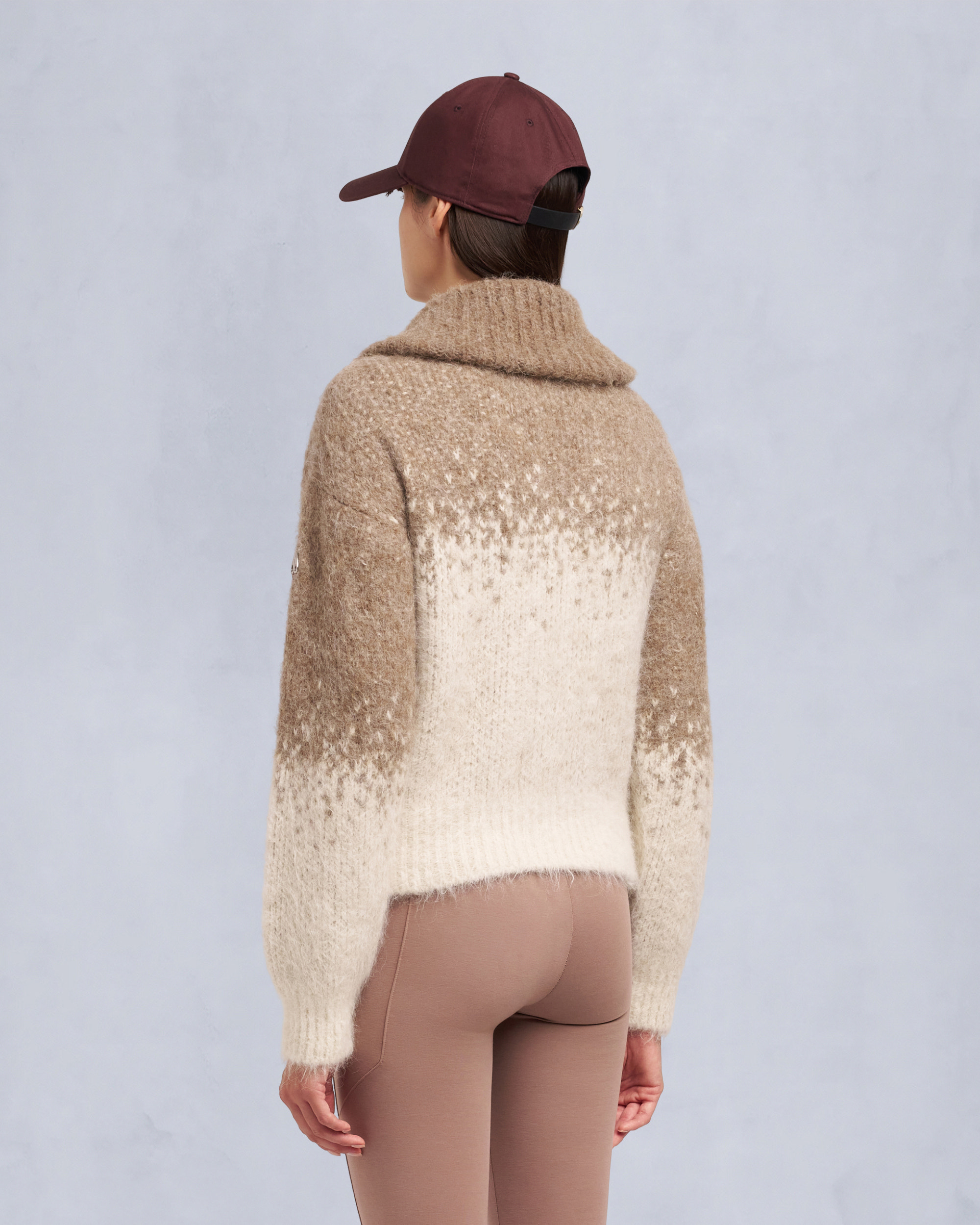 Moose Knuckles - M35LK680 - Palmer Full-Zip Sweater - WOMENS -  - Back