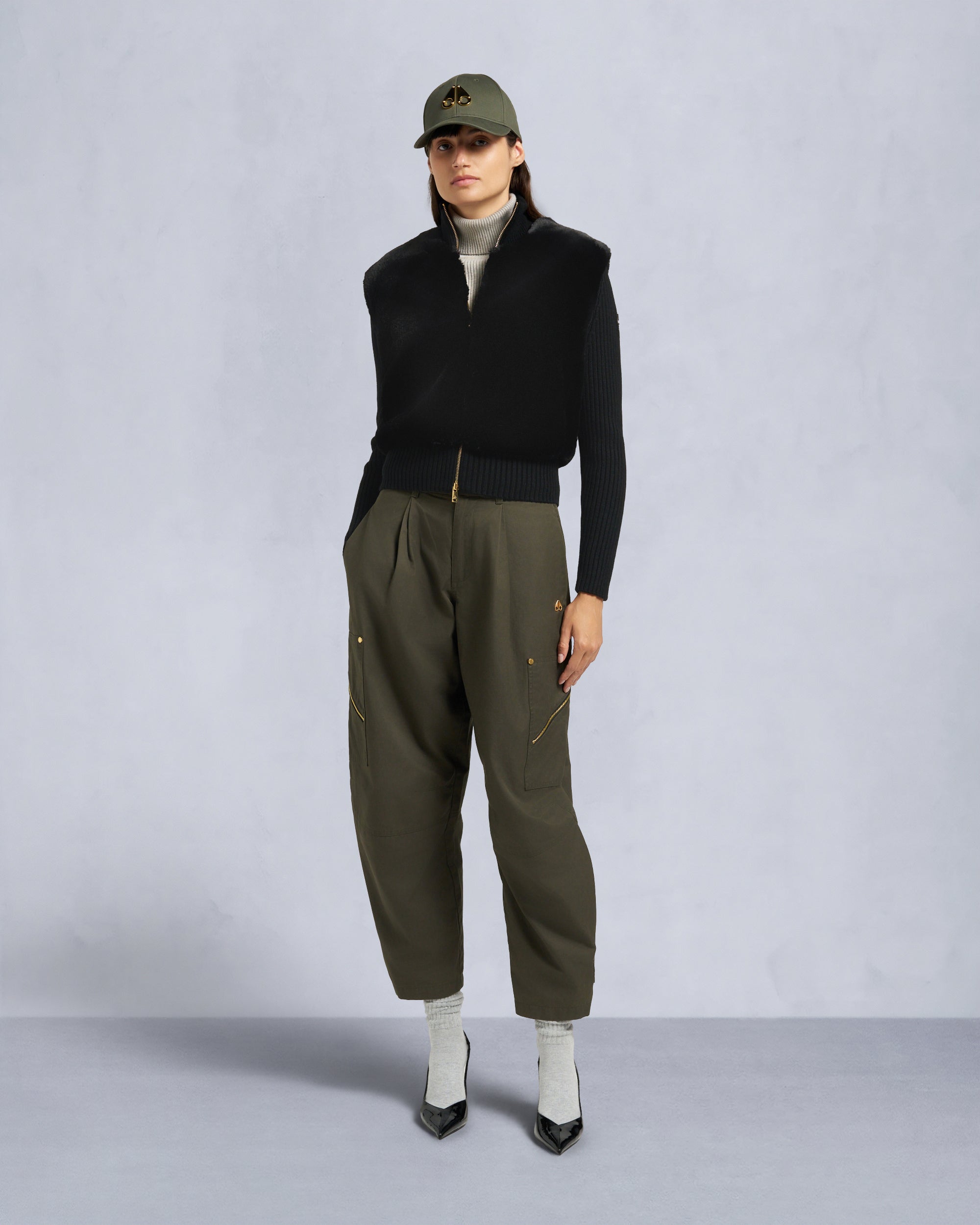 Dua Bunny Wool Blend Sweater Gold Series | Women | Moose Knuckles