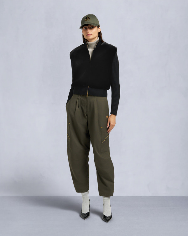 Moose Knuckles - M35LK690G - Dua Bunny Wool Blend Sweater Gold Series - WOMENS -  - Front Category