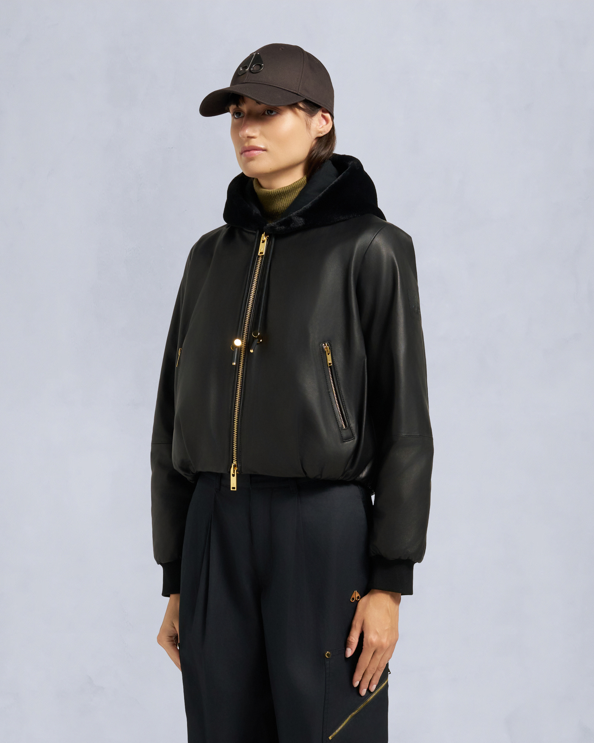 Moose Knuckles - M35LL303G - Gold Series Cardin Bunny Jacket - WOMENS -  - Front