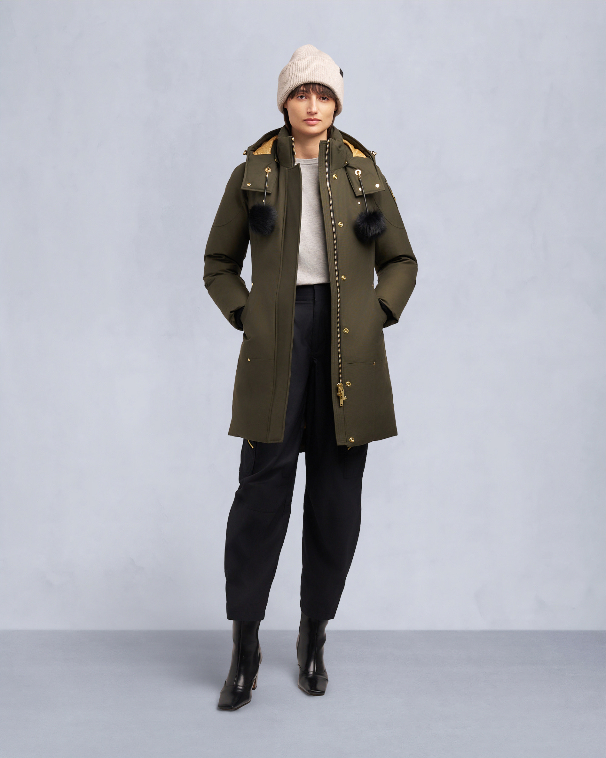 Moose Knuckles - M35LP203GS - Gold Series Original Stirling Shearling Trim Parka  - WOMENS -  - Detail3