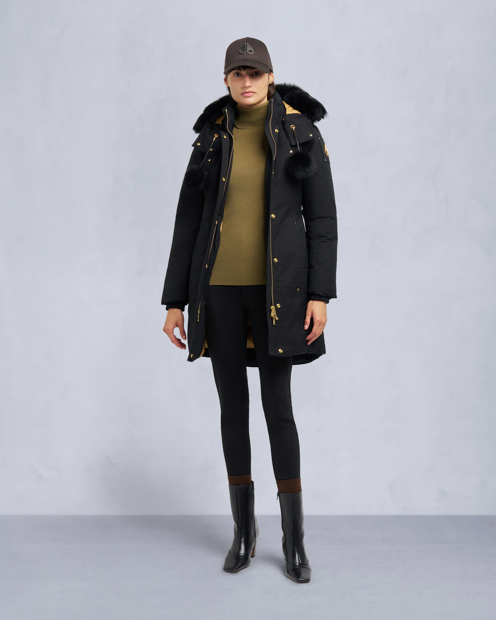 Moose Knuckles - M35LP203GS - GOLD SERIES STIRLING SHEARLING TRIM PARKA - WOMENS -  - Front Category