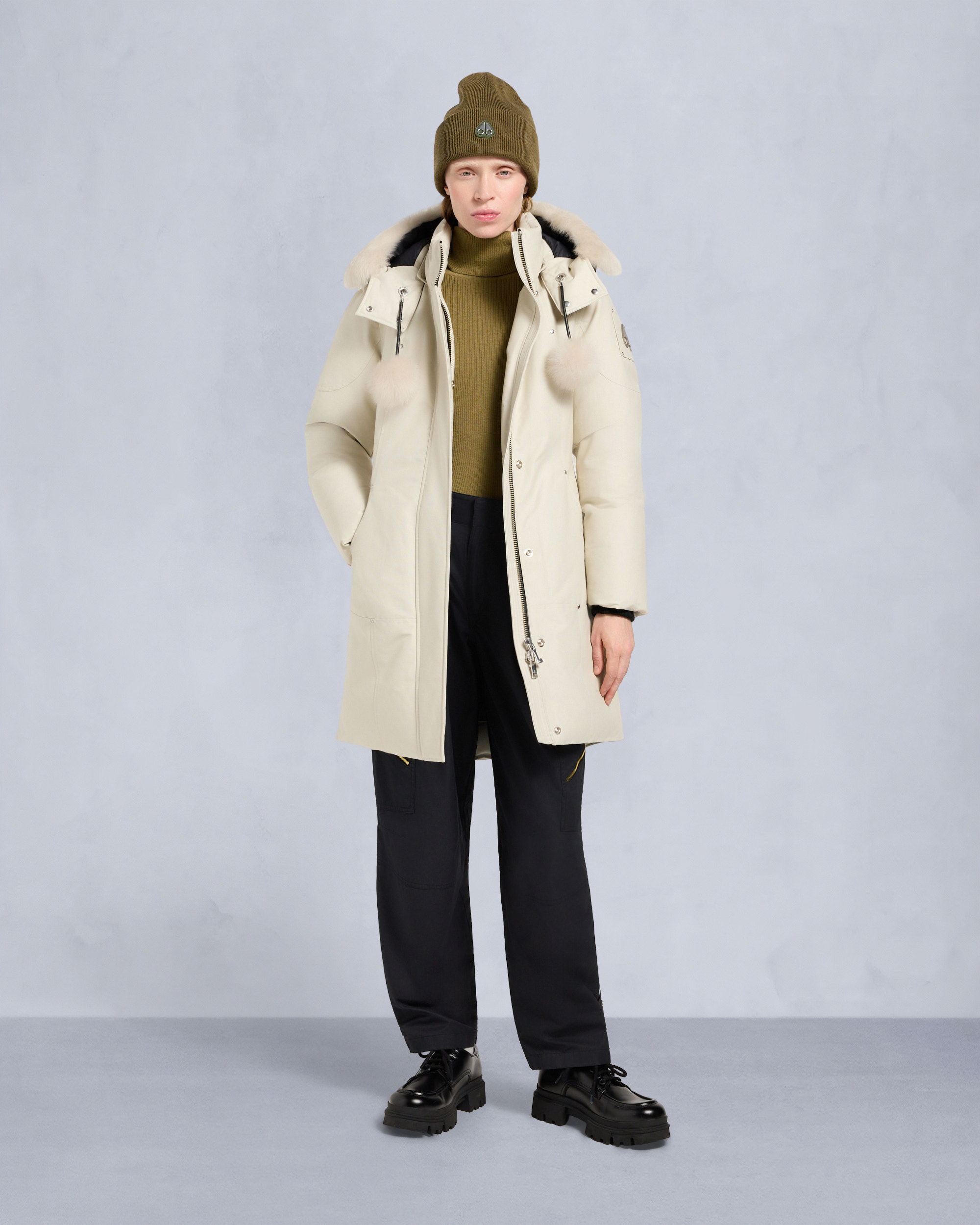 Moose Knuckles - M35LP203S - ORIGINAL STIRLING SHEARLING TRIM PARKA - WOMENS -  - Front Category