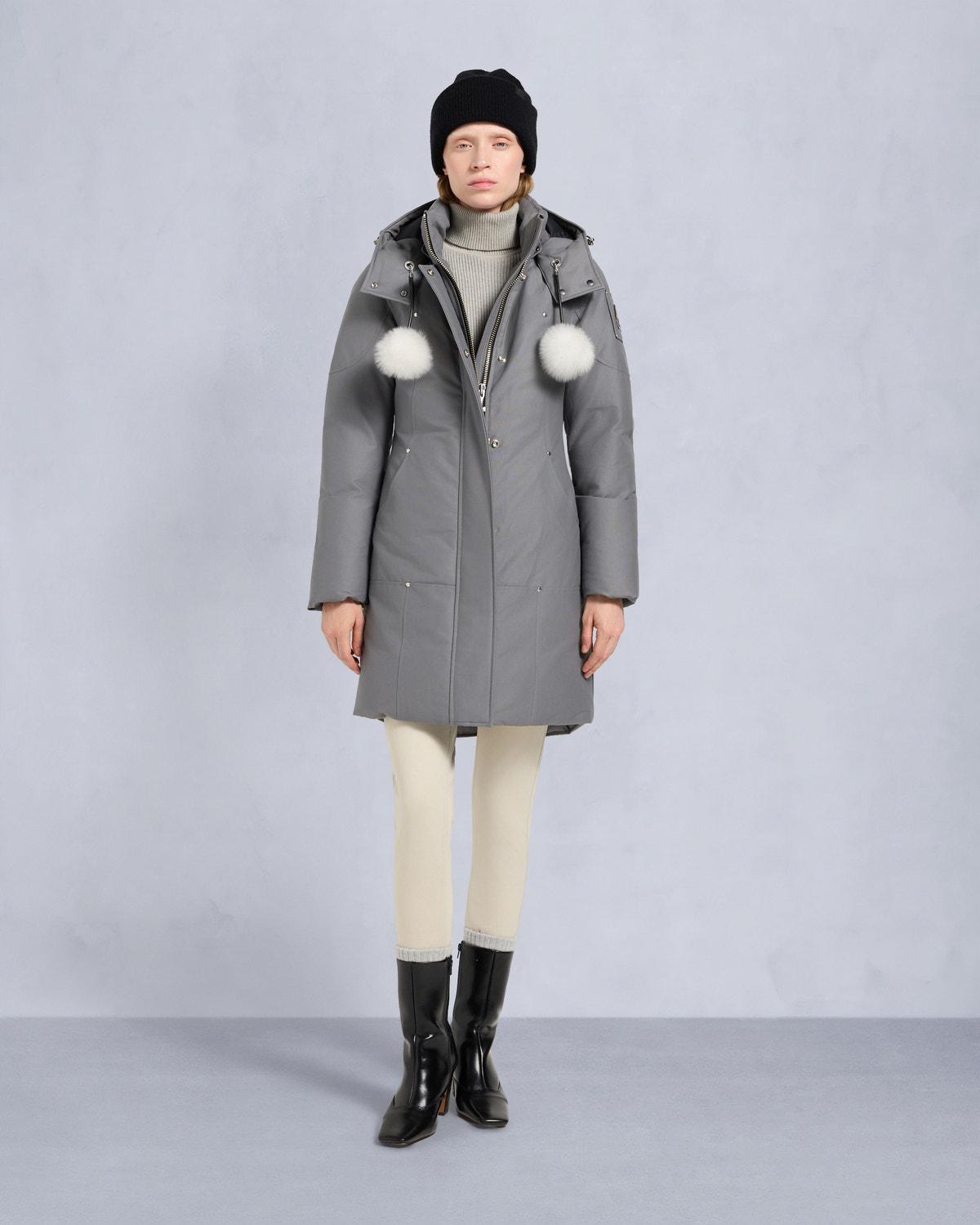 Moose Knuckles - M35LP203S - GOLD SERIES SHEARLING TRIM STIRLING PARKA - WOMENS -  - Detail3