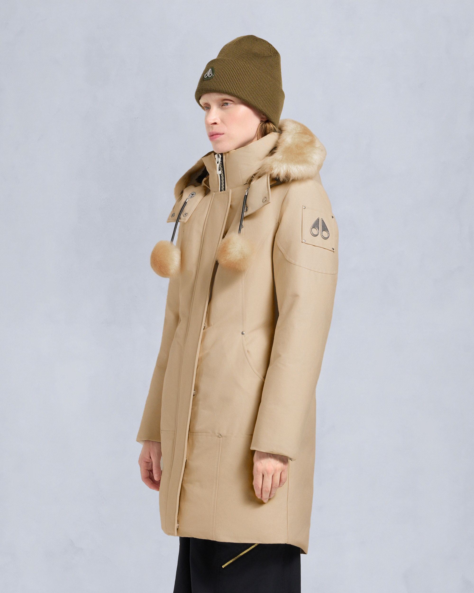 Moose Knuckles - M35LP203S - GOLD SERIES SHEARLING TRIM STIRLING PARKA - WOMENS -  - Front