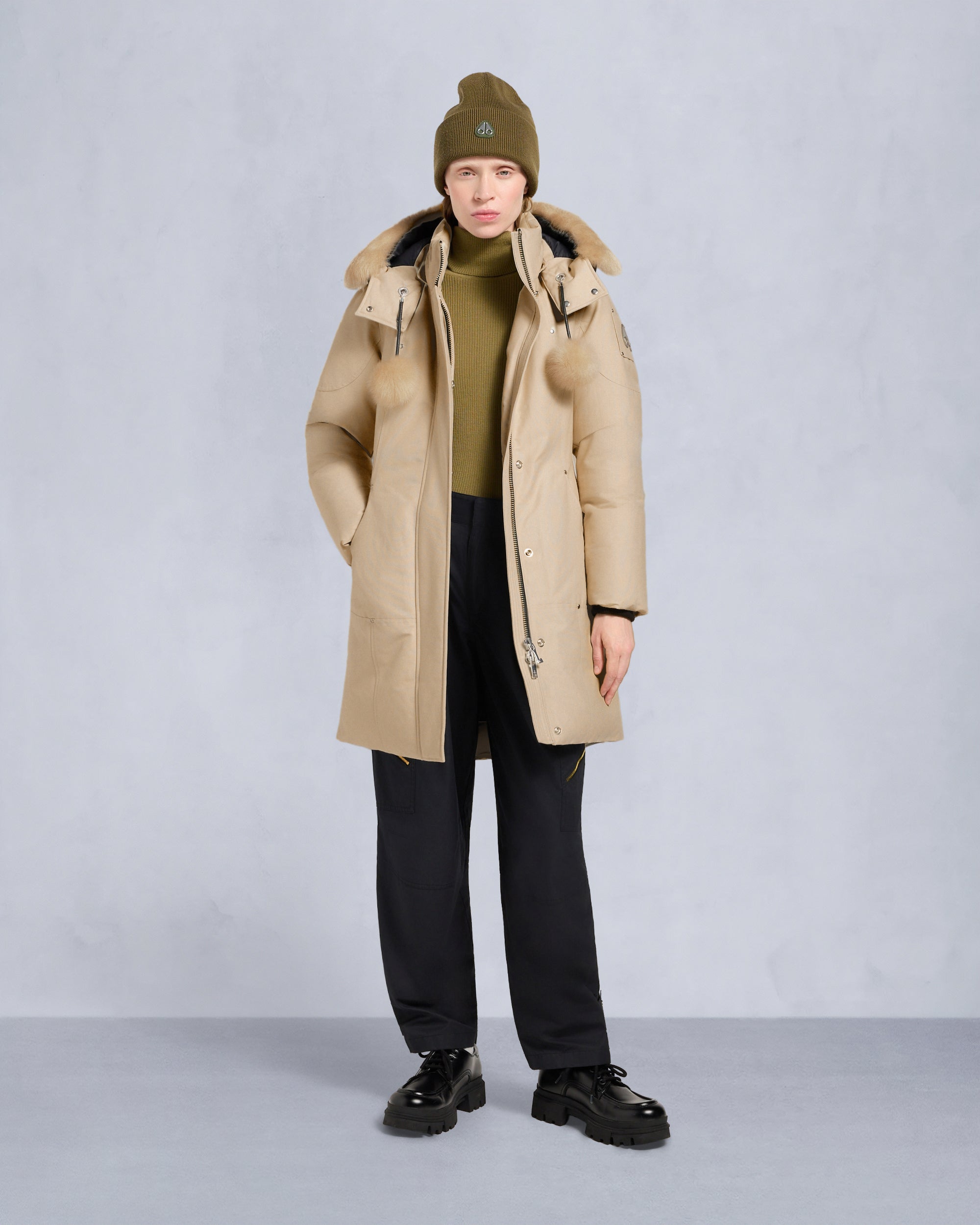 Original Stirling Shearling Trim Parka | Women | Moose Knuckles