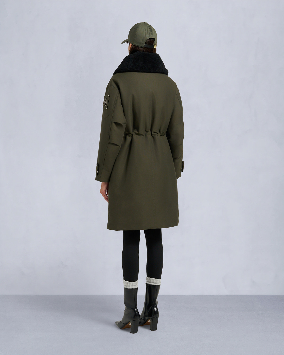 Moose Knuckles - M35LP204S - Original Storm Shearling Trim Parka - WOMENS -  - Back