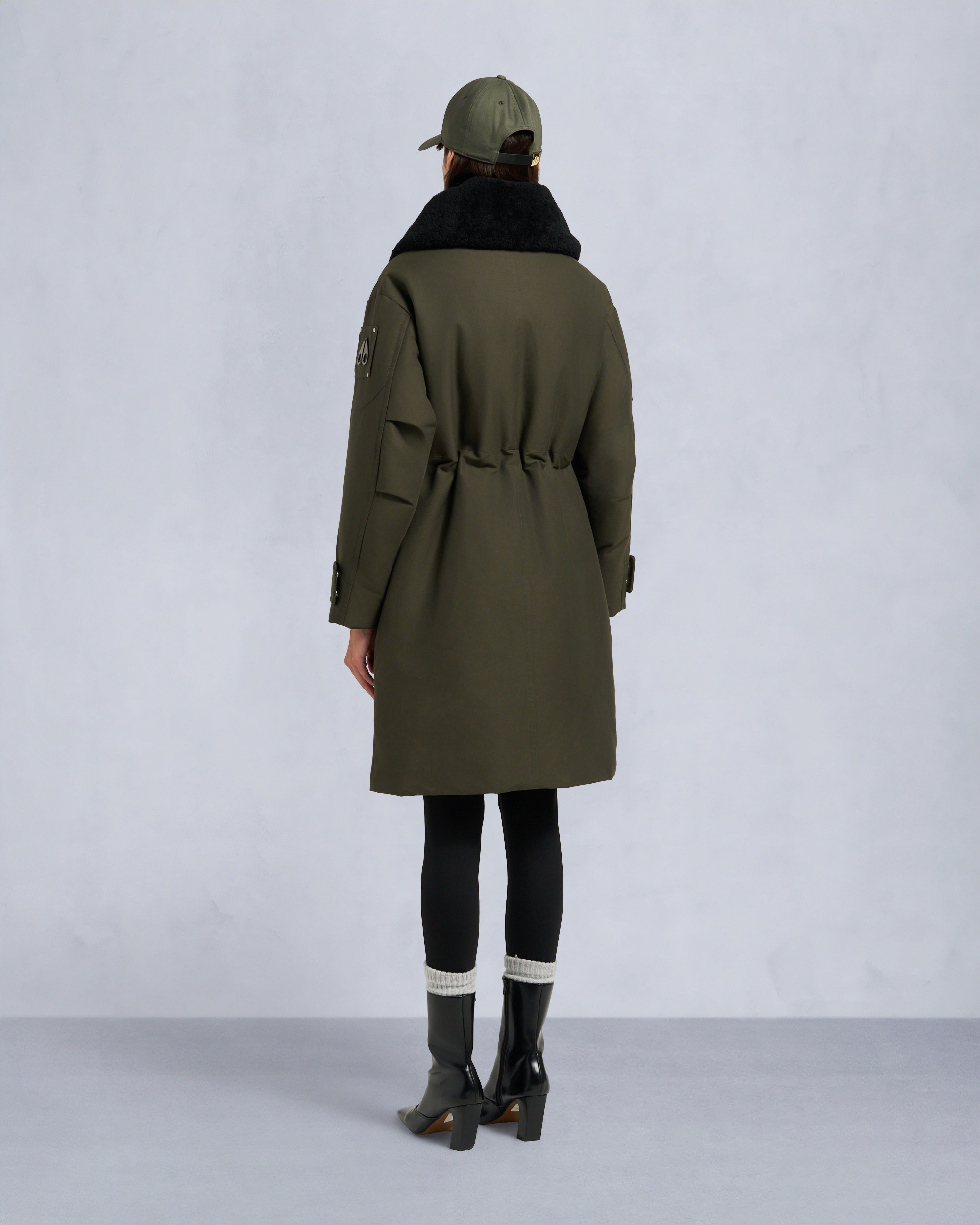 Moose Knuckles - M35LP204S - Original Storm Shearling Trim Parka - WOMENS -  - Back