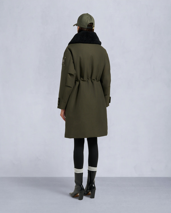 Moose Knuckles - M35LP204S - Original Storm Shearling Trim Parka - WOMENS -  - Back