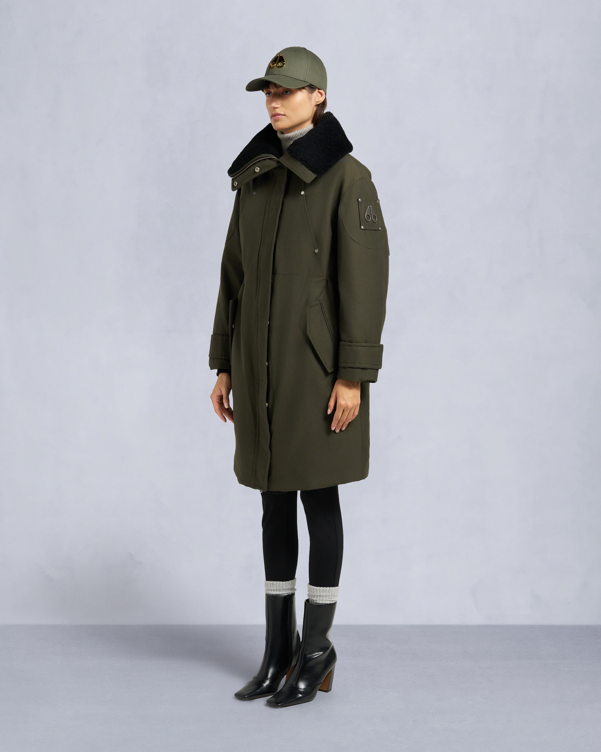 Moose Knuckles - M35LP204S - Original Storm Shearling Trim Parka - WOMENS -  - Front