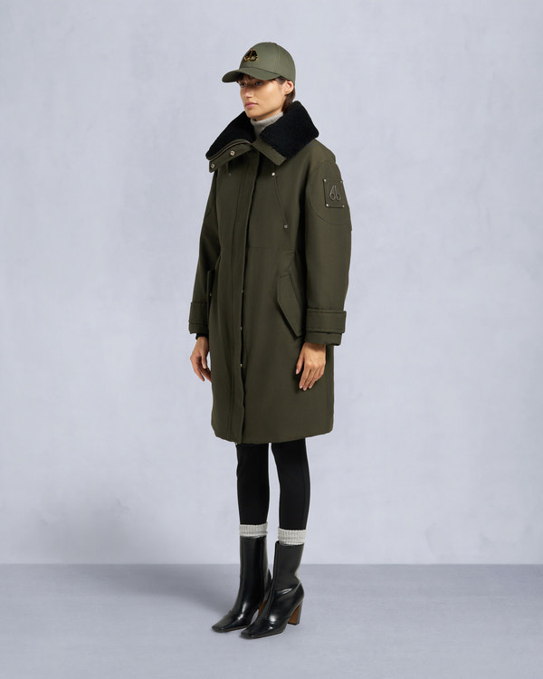 Moose Knuckles - M35LP204S - Original Storm Shearling Trim Parka - WOMENS -  - Front