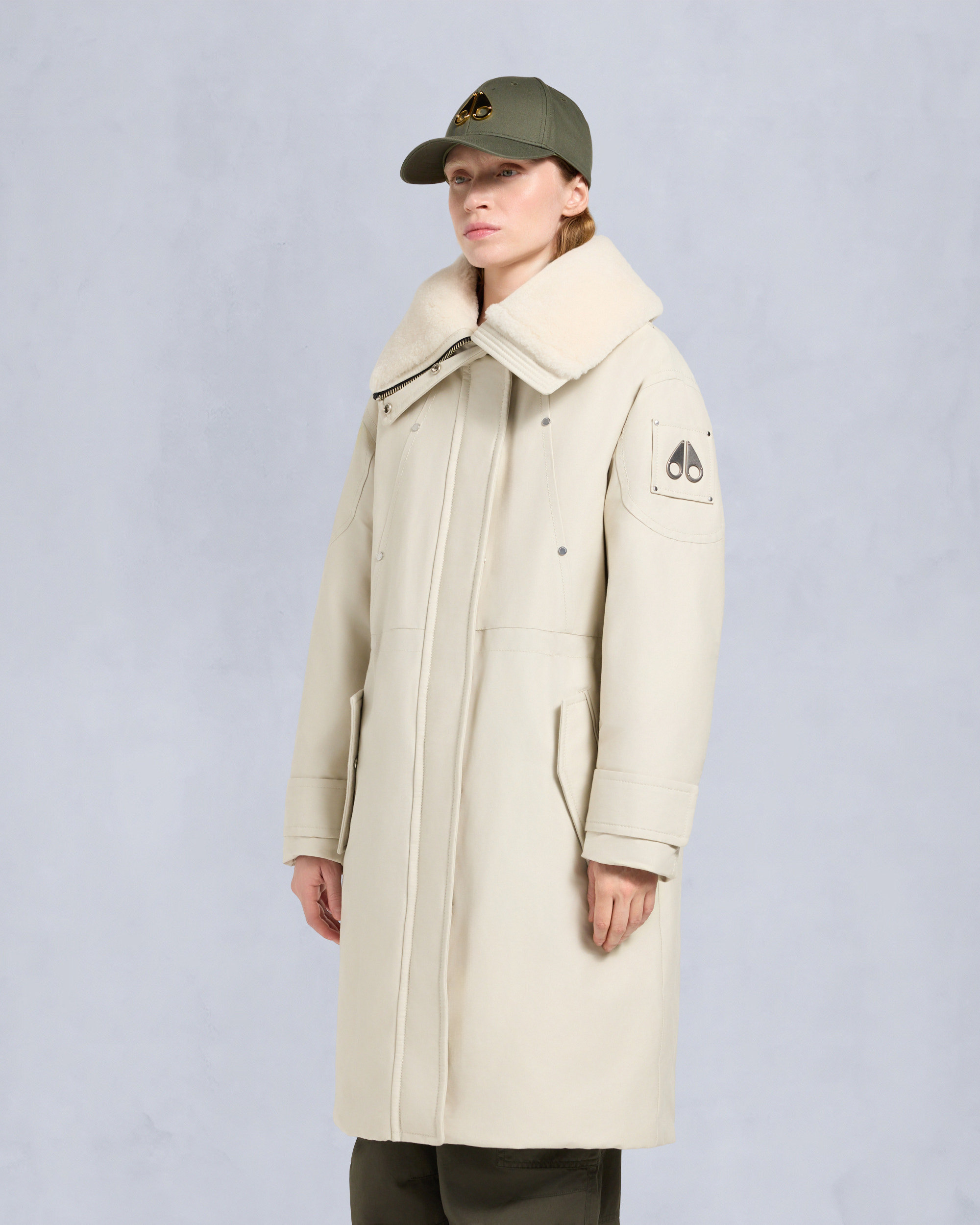 Moose Knuckles - M35LP204S - Original Storm Shearling Trim Parka - WOMENS -  - Front