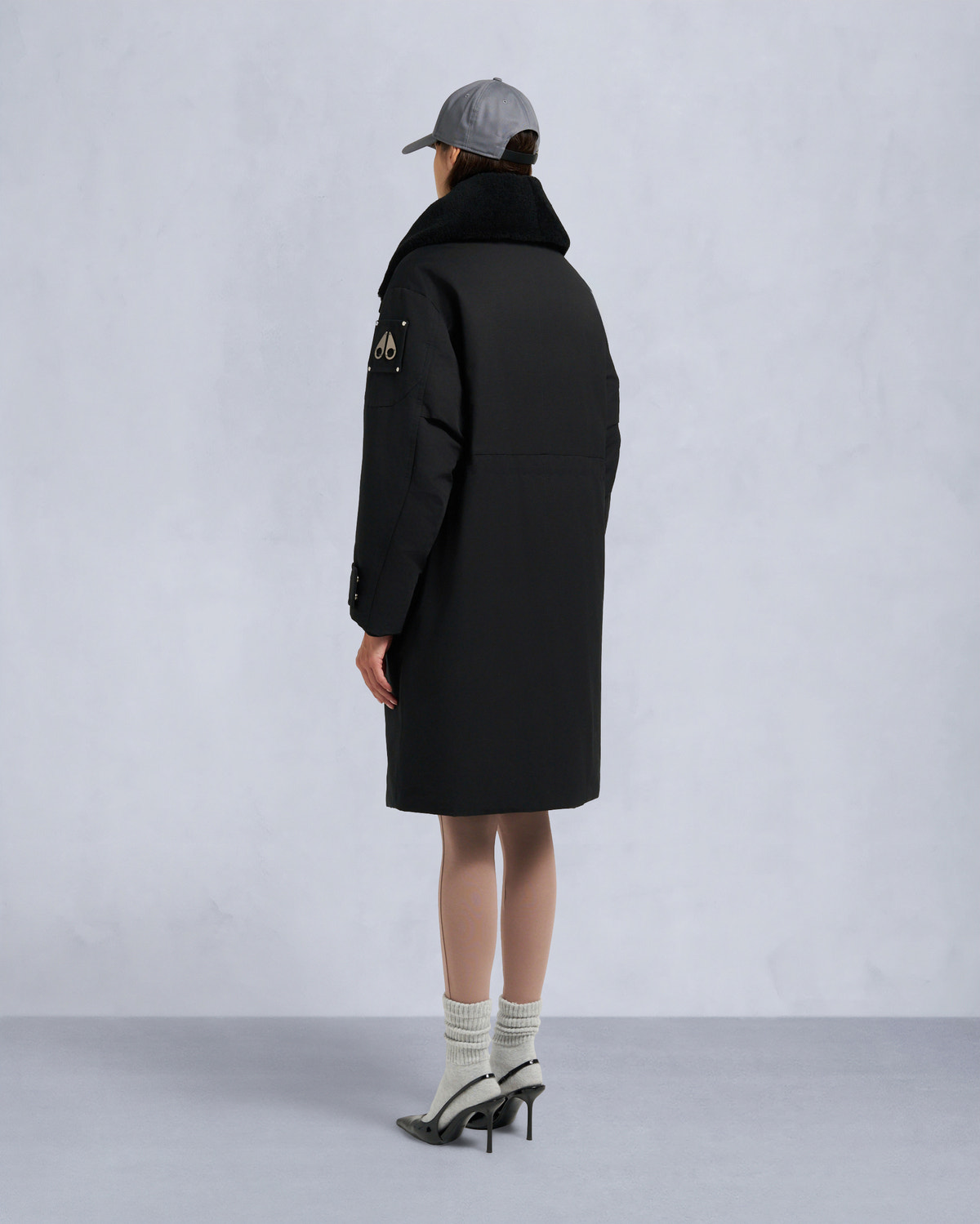 Moose Knuckles - M35LP204S - Original Storm Shearling Trim Parka - WOMENS -  - Back