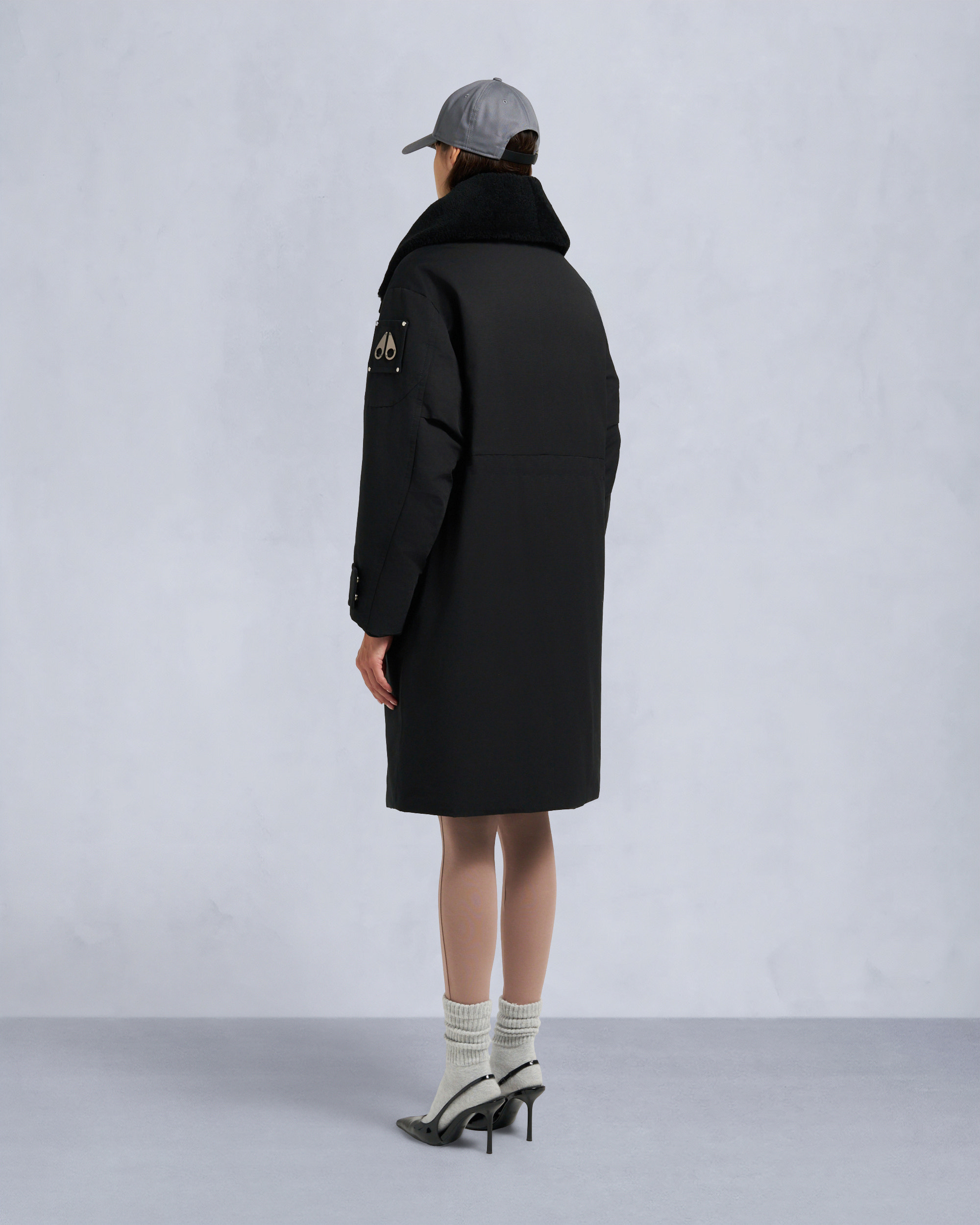 Moose Knuckles - M35LP204S - Original Storm Shearling Trim Parka - WOMENS -  - Back