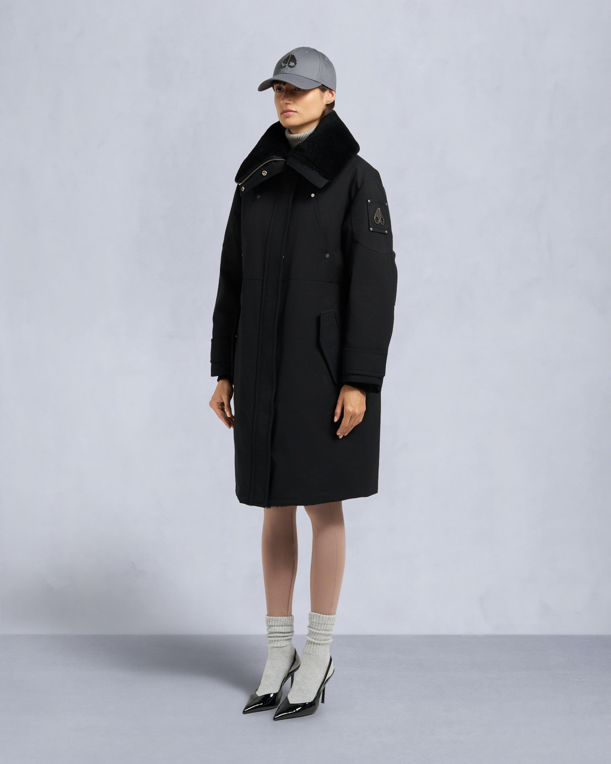 Moose Knuckles - M35LP204S - Original Storm Shearling Trim Parka - WOMENS -  - Front