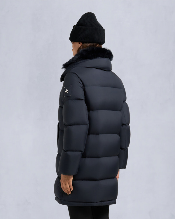 Moose Knuckles - M35LP209S - Belle Dune Long Shearling Trim Puffer - WOMENS -  - Back
