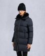 Moose Knuckles - M35LP209S - Belle Dune Long Shearling Trim Puffer - WOMENS -  - Front