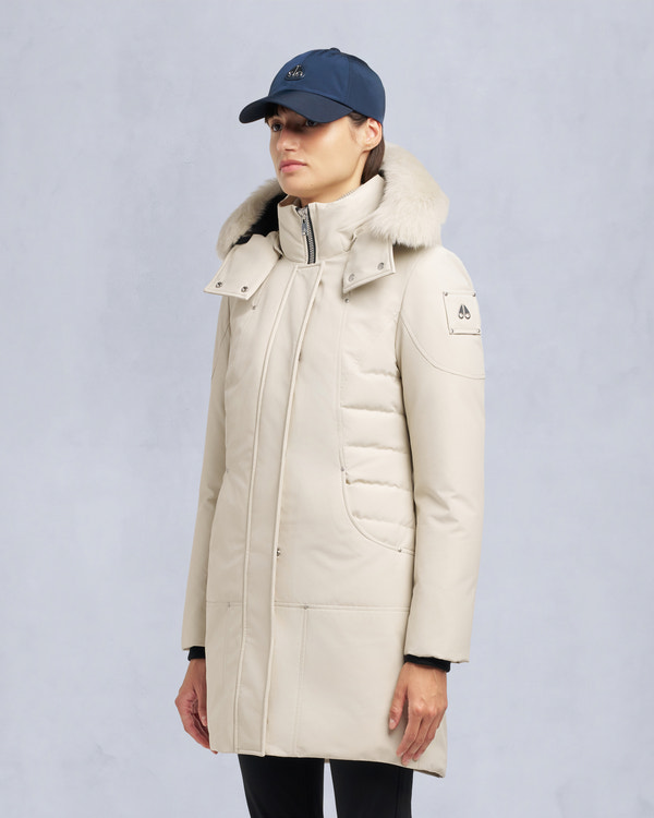 Moose Knuckles - M35LP223S - Cloud Shearling Parka - WOMENS -  - Front