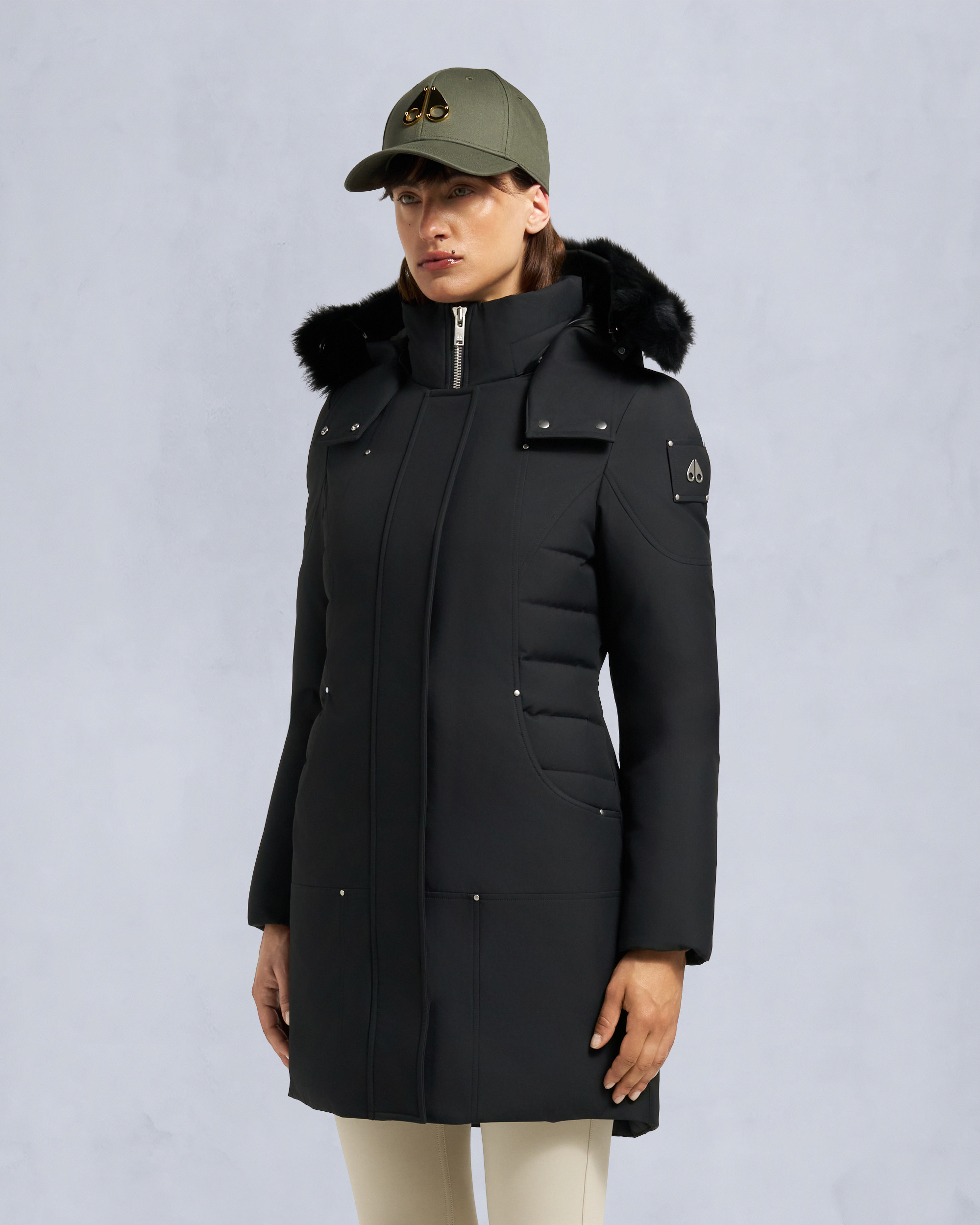 Moose Knuckles - M35LP223S - Cloud Shearling Parka - WOMENS -  - Front