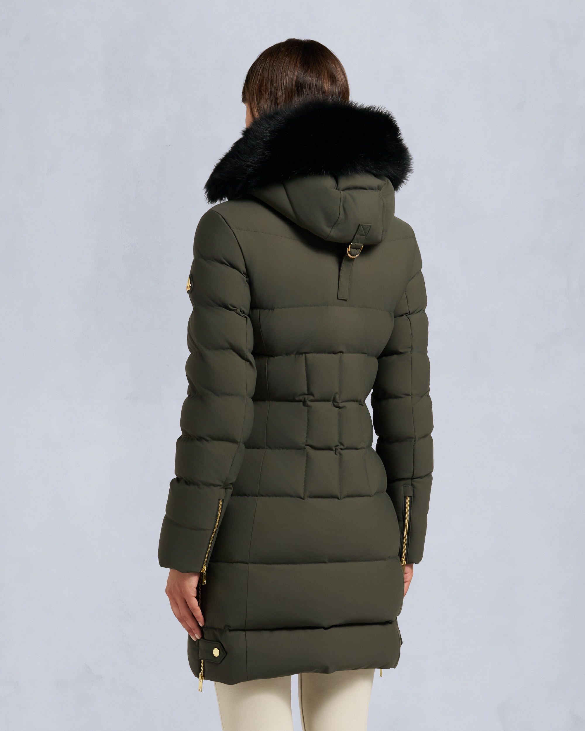 Moose Knuckles - M35LP228GS - Gold Series Nyluxe Watershed 3 Parka - WOMENS -  - Back